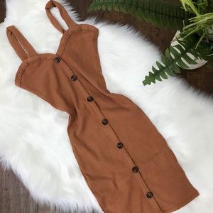 Capuchino button up dress